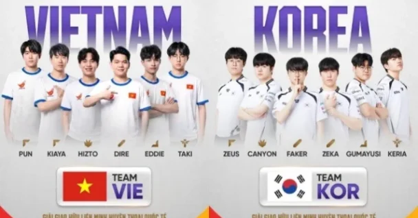LMHT Việt Nam thắng một ván trước dàn sao Hàn Quốc ở trận giao hữu tại Busan