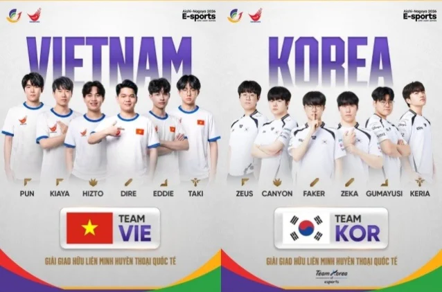 LMHT Việt Nam giao hữu với Hàn Quốc tại Busan