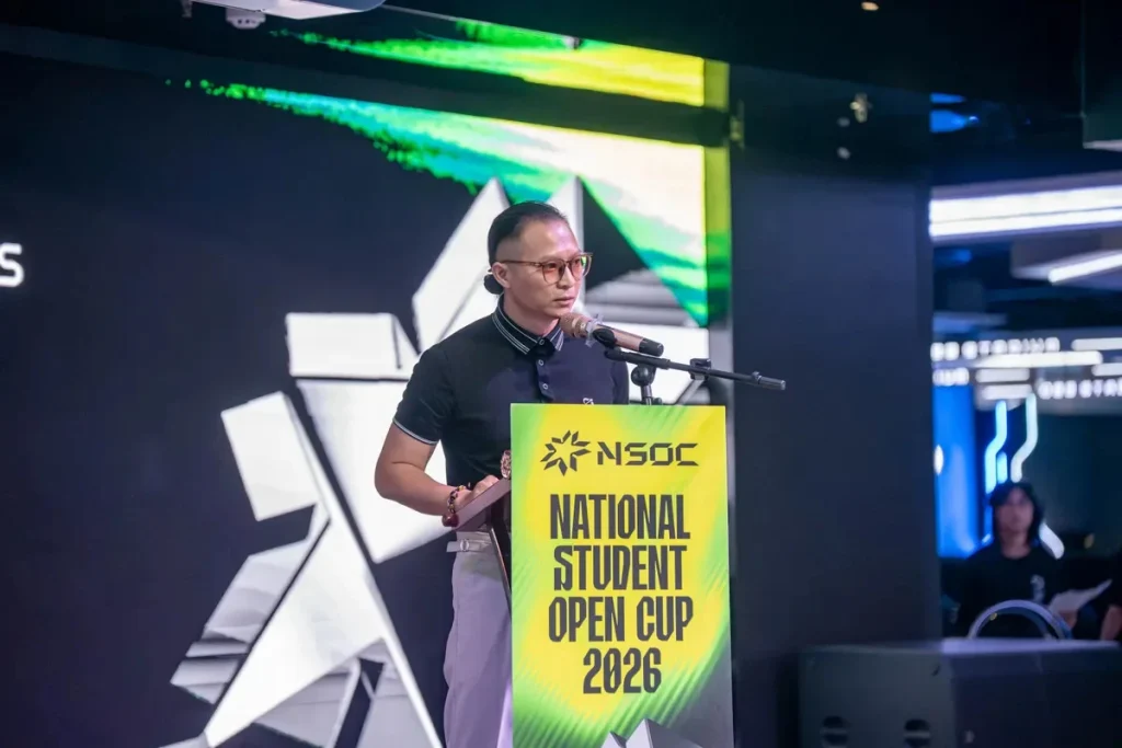 Trưởng Ban tổ chức NSOC 2026 phát biểu